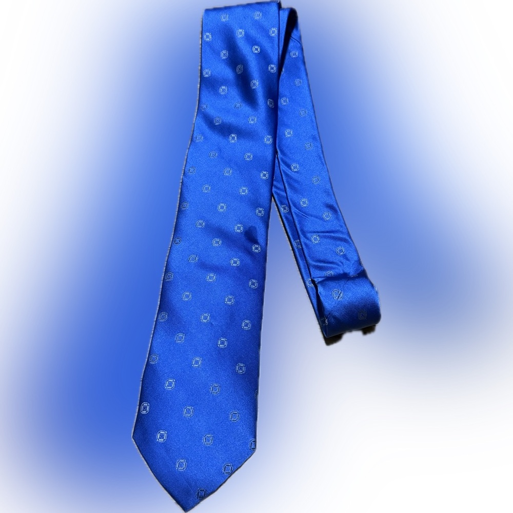 Michael Kors Blue Silk Tie